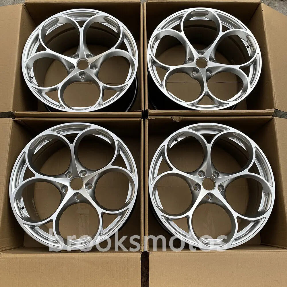 

FOR ALFA ROMEO STELVIO 20" HYPER SILVER FULL FORGED WHEELS RIMS 20X8.5