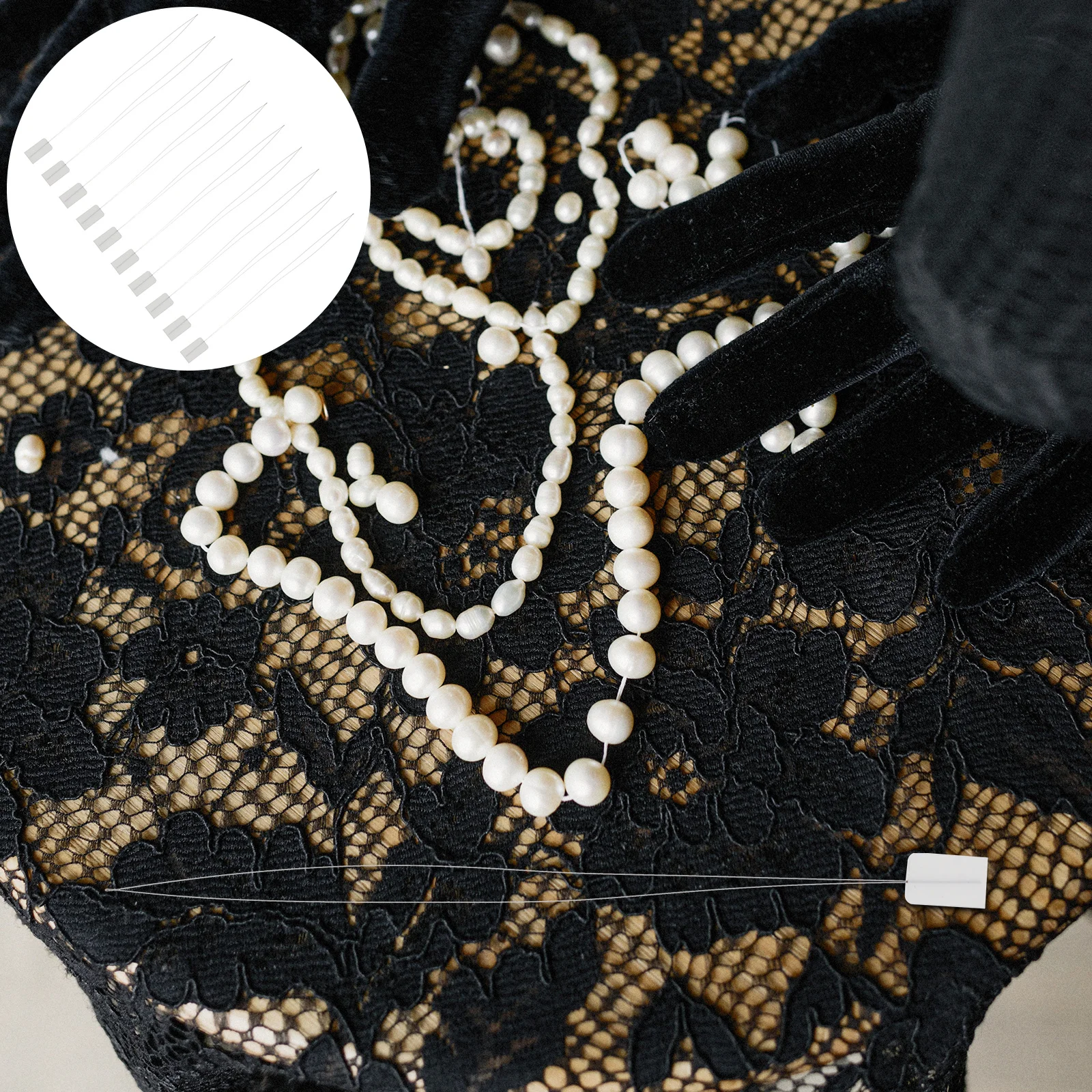 

10Pcs Beading Needle Set Opening Embroidery Threading Needles DIY Knitting Sewing Tools for Jewelry Beading Needles