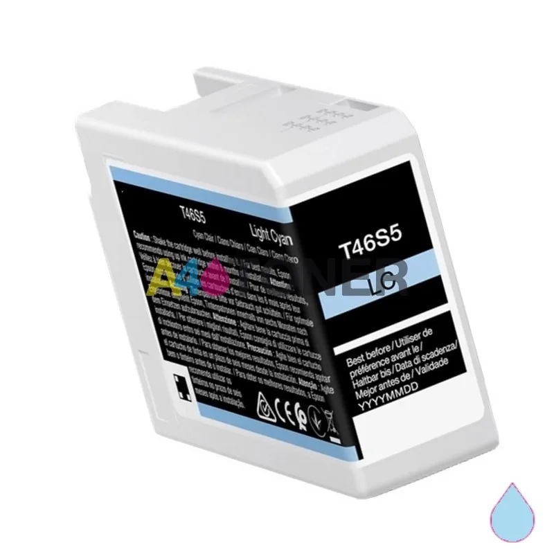 Epson T46S5 (C13T46S500) compatible cyan photo ink cartridge A4toner.com