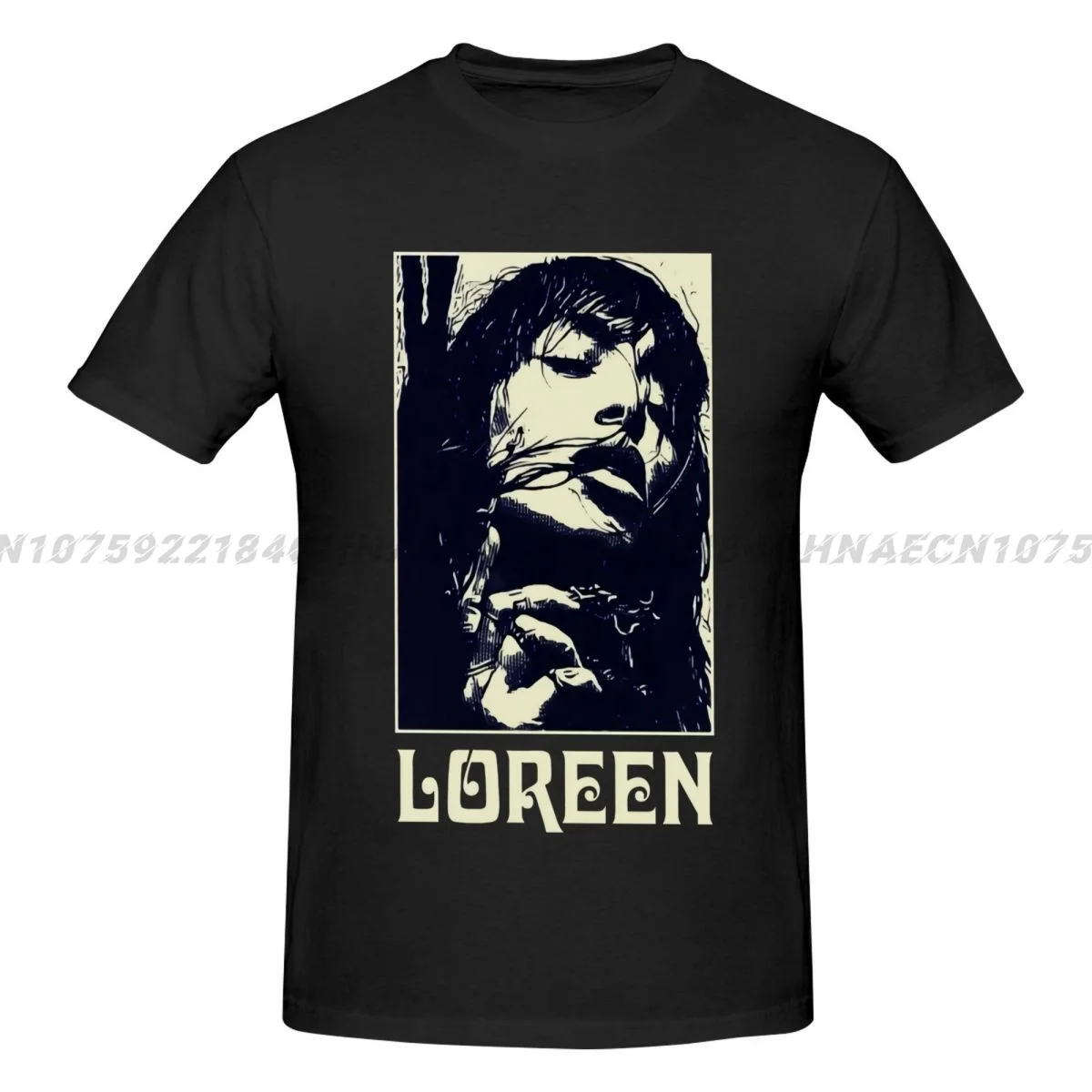 Loreen Tattoo Eurovision Song Contest Sweden 2024 T-Shirt Print Tshirt Print Men T-shirts Cotton Casual Breathable Tops