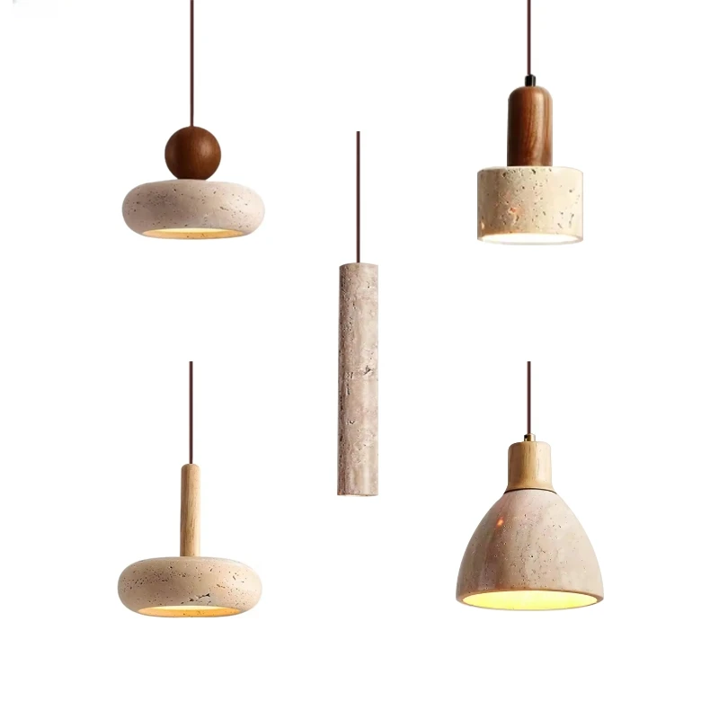 

Подвесной светильник LUMA Cave Stone, светодиодный желтый травертин, подвесной светильник для кухни, острова, ресторана, спальни, гостиной, люстры