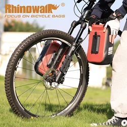 Rhinowalk Quick Release Bike Fork Bags 4-6L Waterproof Bike Bag For Bicycle Fork Bicycle Scooter Universal Bag Bike Accessories