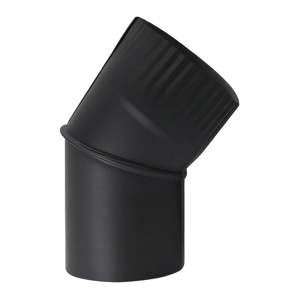 For Home Fireplace Setup 125mm 45 Degree Elbow Heater Flue Adapter Seamless Construction High Temperature Resistant
