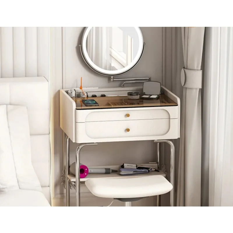 

Cream wind dressing table dressing table small bedroom ultra-narrow dressing table