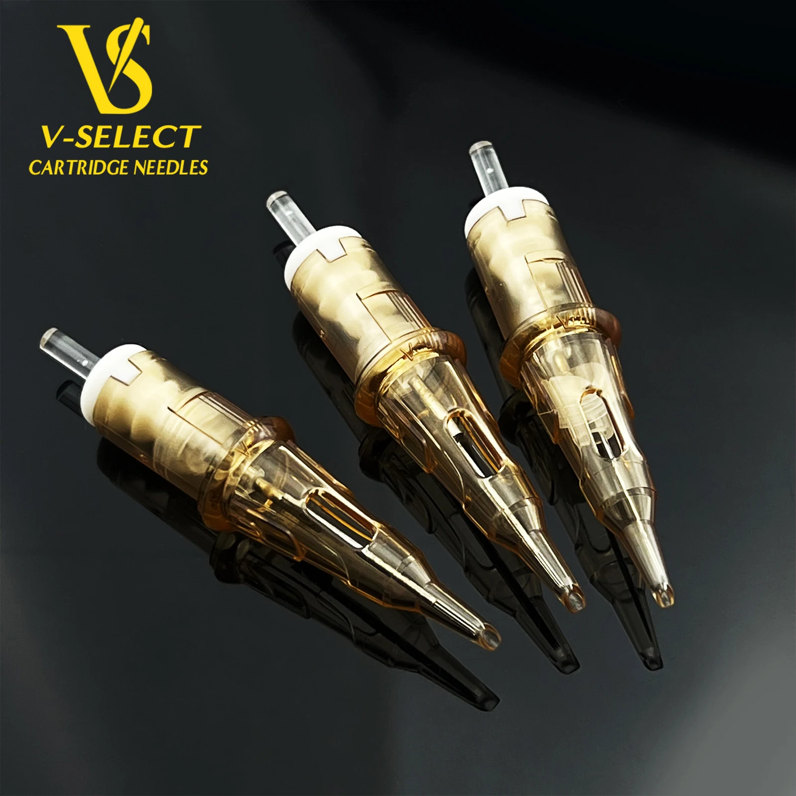 EZ V-Select Tattoo Cartridge Tattoo Needles #08 0.25mm #06 0.18mm Round Liner Micro Permanent Makup Tattoo accessories20 pcs/Box