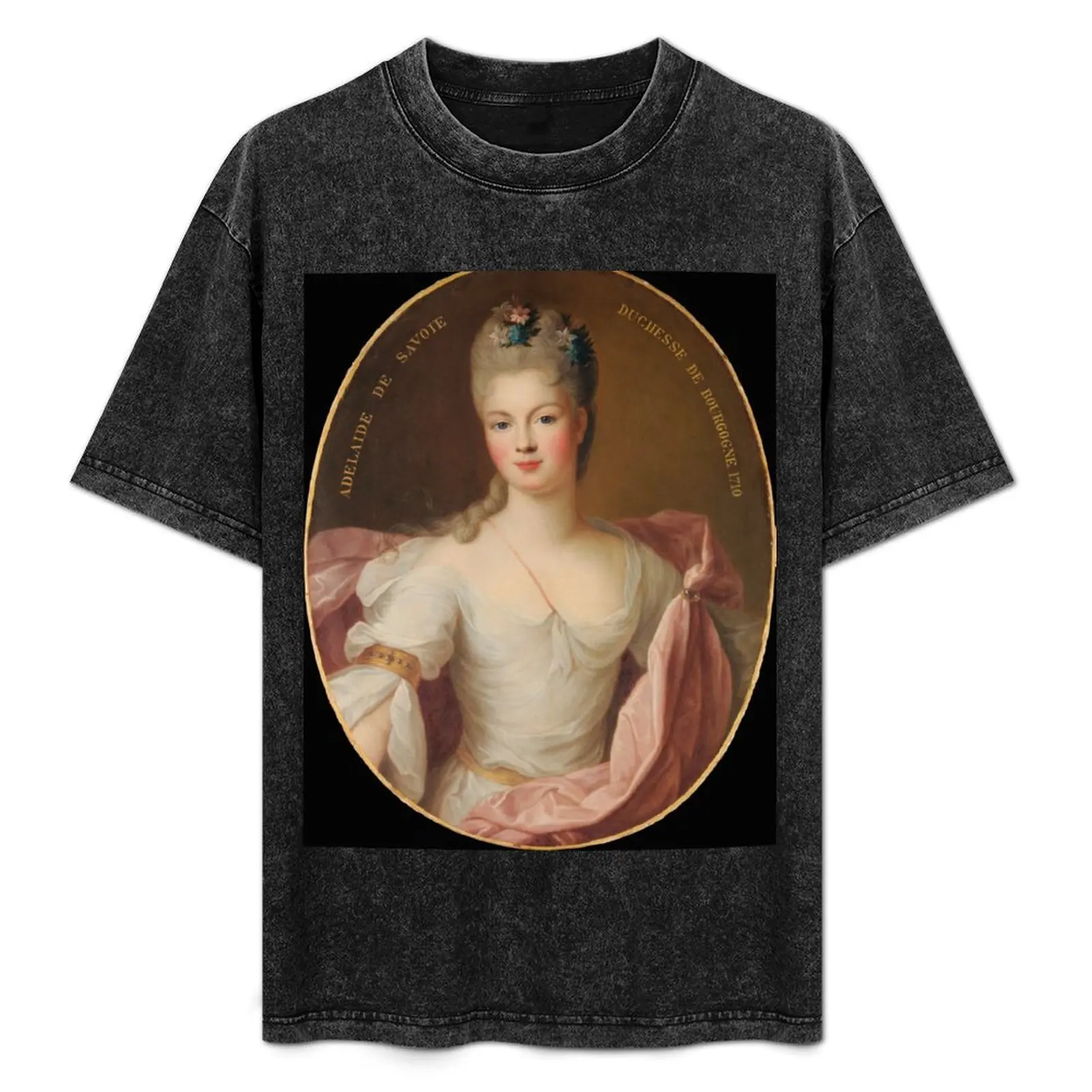 Camiseta Marie Adéla?de de Savoie Duchesse de Bourgogne, camiseta de manga corta para trabajo al aire libre