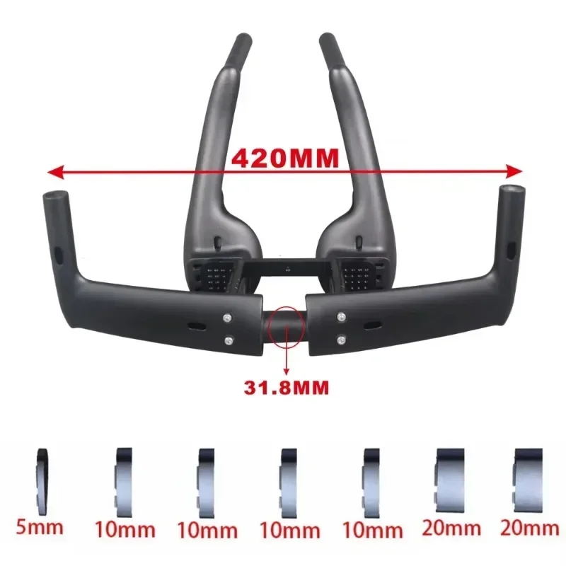 Hot sales Carbon Fiber Triathlon Time Trial Bicycle handlebar Coupling