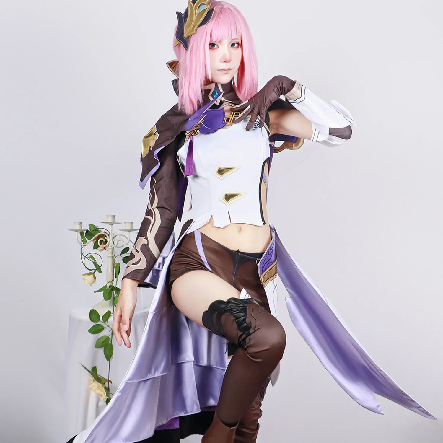 La nebbia crolla tre vestiti Cosplay Anime Anime Costume ragazza alice Cos Costume completo femminile