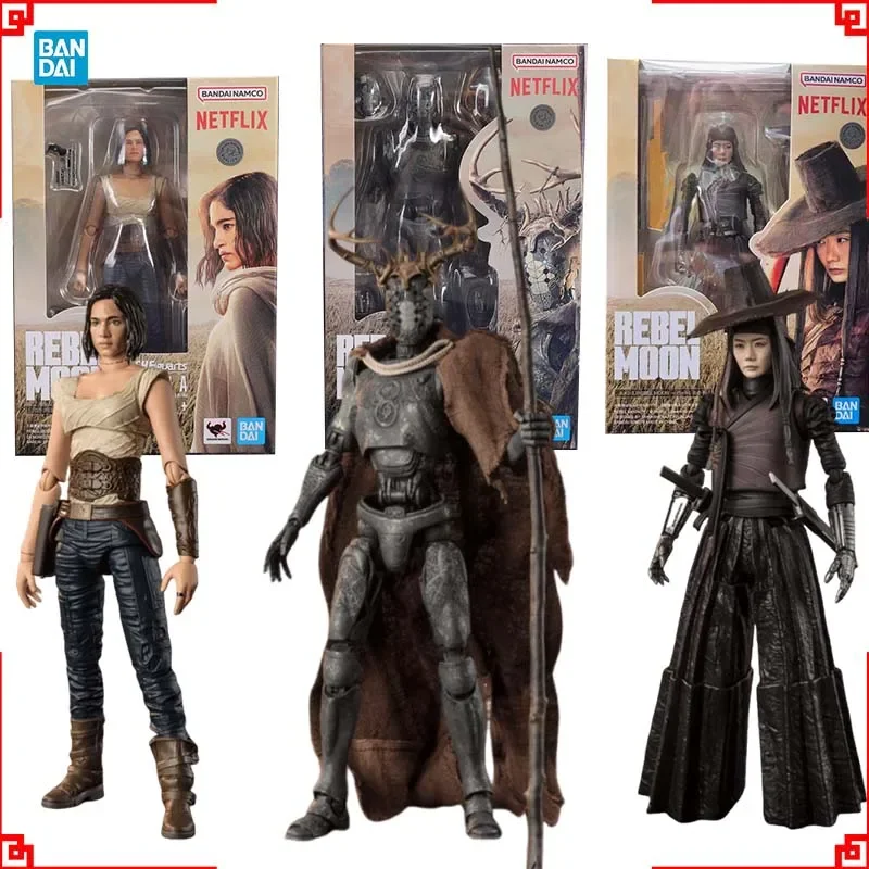Figura de Anime Bandai Rebel Moon SHF Kora Jimmy Nemesis, Figura de Acción Coleccionable, Modelo de Alta Posabilidad, Juguetes para Niños, Regalo