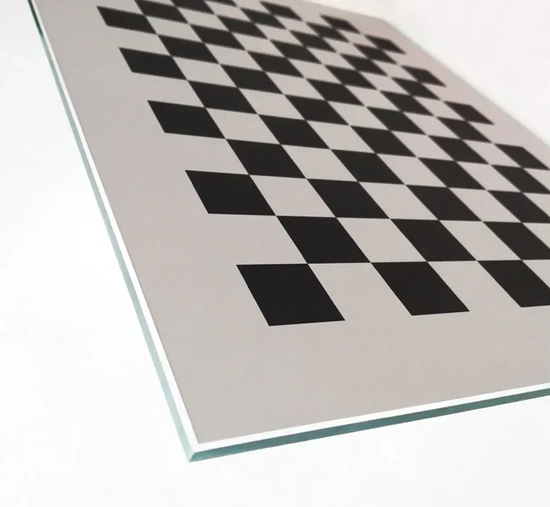 Tailkuke Aluminum Oxide Calibration Plate Diffuse Non-reflective Square Checkerboard Machine Vision Optical Calibration Plate