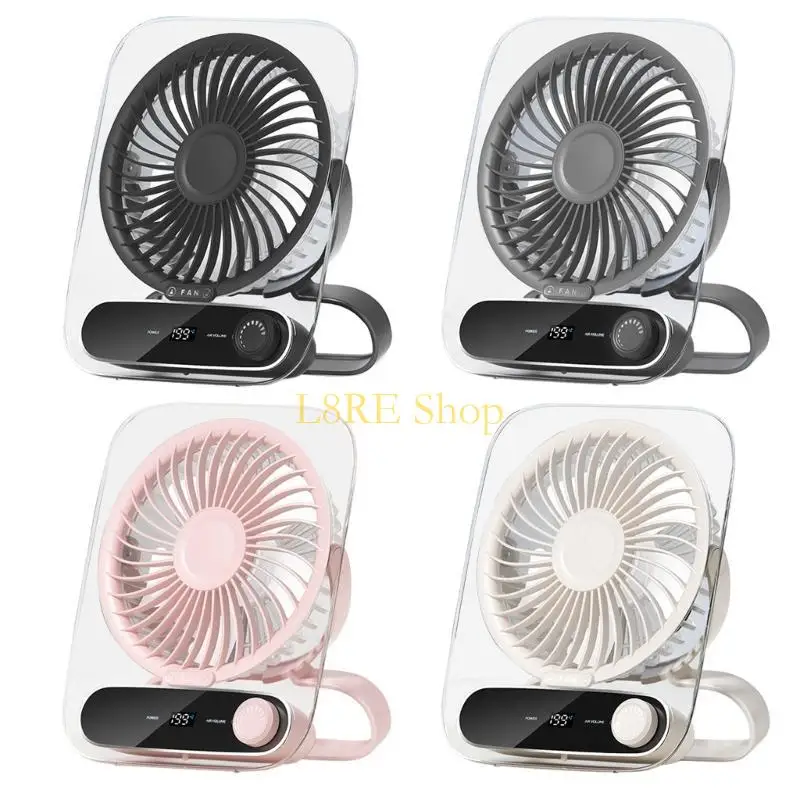 L8re pequeno ventilador fãs Fã recarregável Fil resfriamento ar adequado para resfriamento eficaz