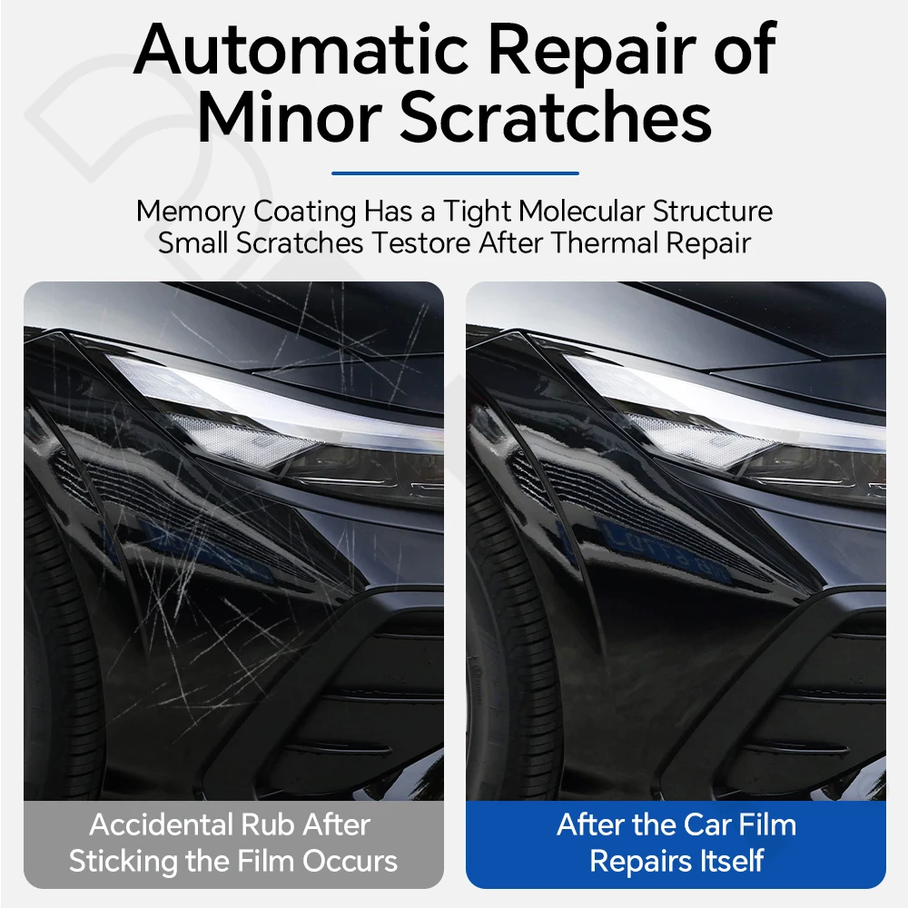 For Hyundai Elantra 2023-2026 Pre-cut TPU PPF Paint Protection Film Anti-Scratch Clear Cover Repairable Resistant Decal Sticker