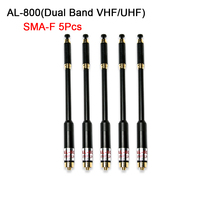 Walkie-talkie antenna al800 VHF UHF sma-f female dual band telescopic for two-way radio, Baofeng uv5r uv-5r uv-b5 uv-b6 bf-888s