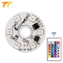 5V Light Source LED Light Panel Colorful Gradient RGB Remote Control Dual Color Temperature Switch Color Changing Night Light