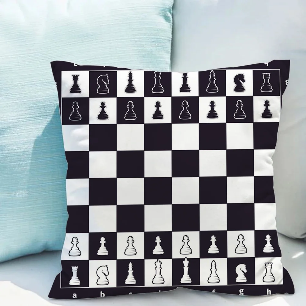 Bed Pillowcases for Pillows Cover Chess Board Throw Pillow Covers Decorative Cushion Cover Set Decoration Bedroom Hyunjin Home