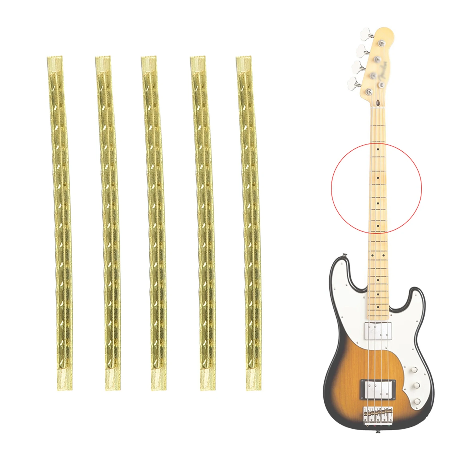 Fret Wire Fret Wire 2.7mm Guitar Fret Wire /set Electric Guitar Fret Wire Guitar Fingerboard Brass Fret Wire Width 2.7mm