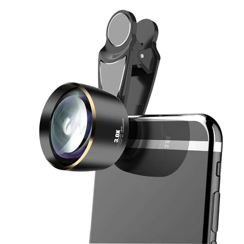 5K 3.0X HD 85mm Telephoto Zoom Lens 3x Multi-layer Coating No Distortion Mobile Camera Lens Portrait Lens for Smartphone Huawei