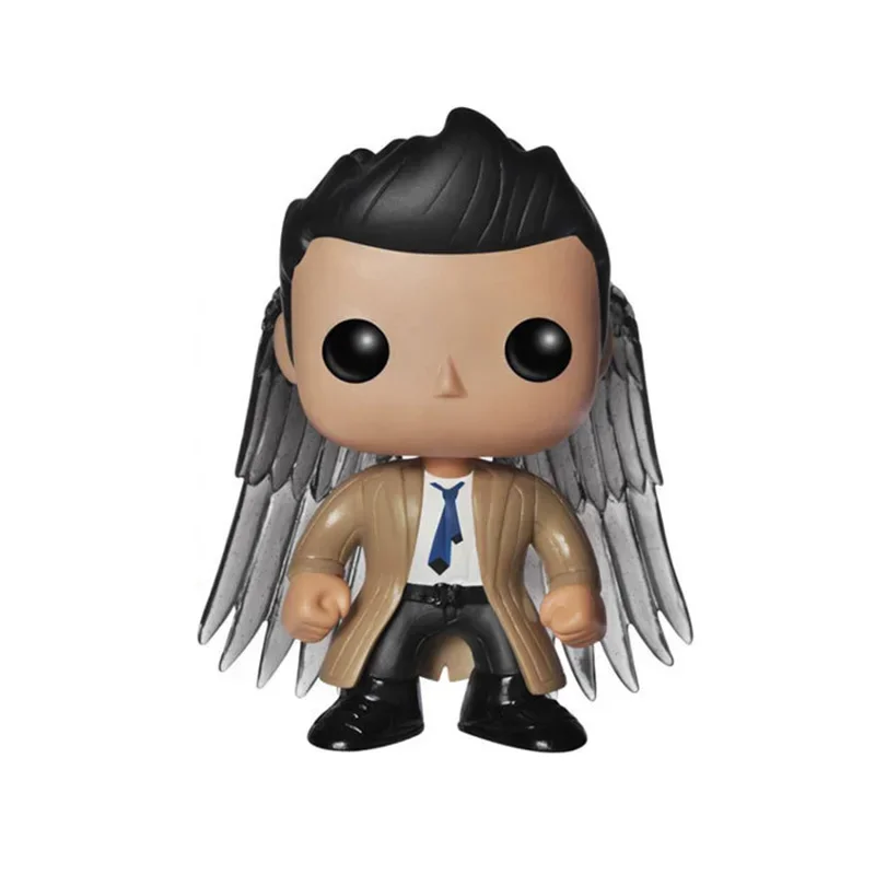 FUNKO POP Television SPN Sam and Dean Action Figure Toys Supernatural #95 Castiel #94 Dean Figuras Model Dolls Gifts