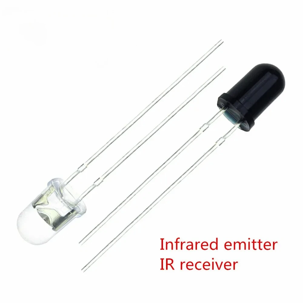 10/50/100 Pairs 5mm 3mm 940nm Infrared Emitter And Receiver Diode LED Pair 301A for Sensor Module