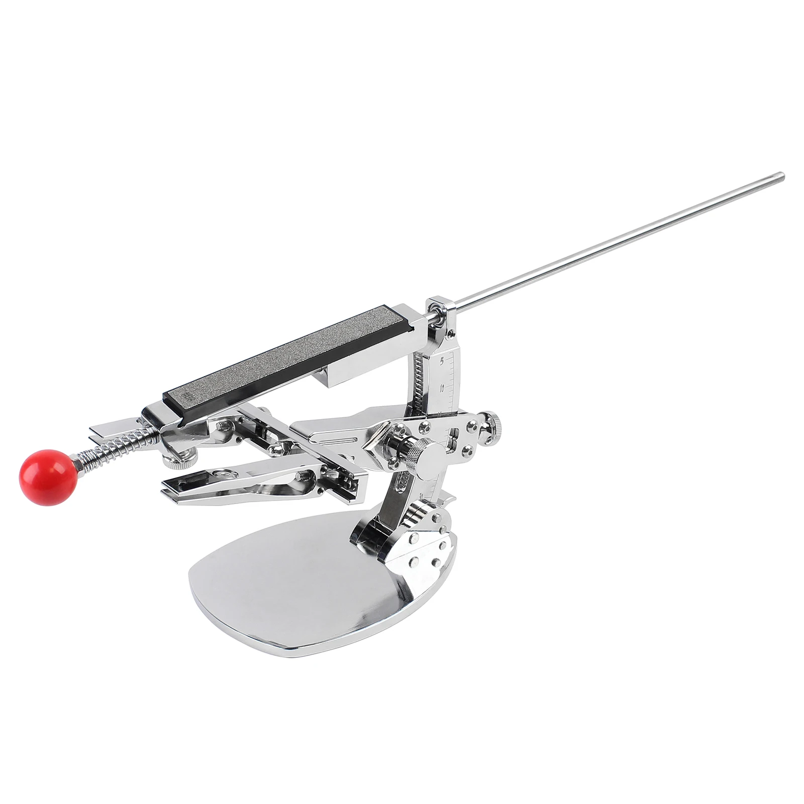 1Set 360° Flip High Precise Knife Sharpener Professional Aluminium Fixed Angle Sharpening Frame Grinder Sharpening Tool