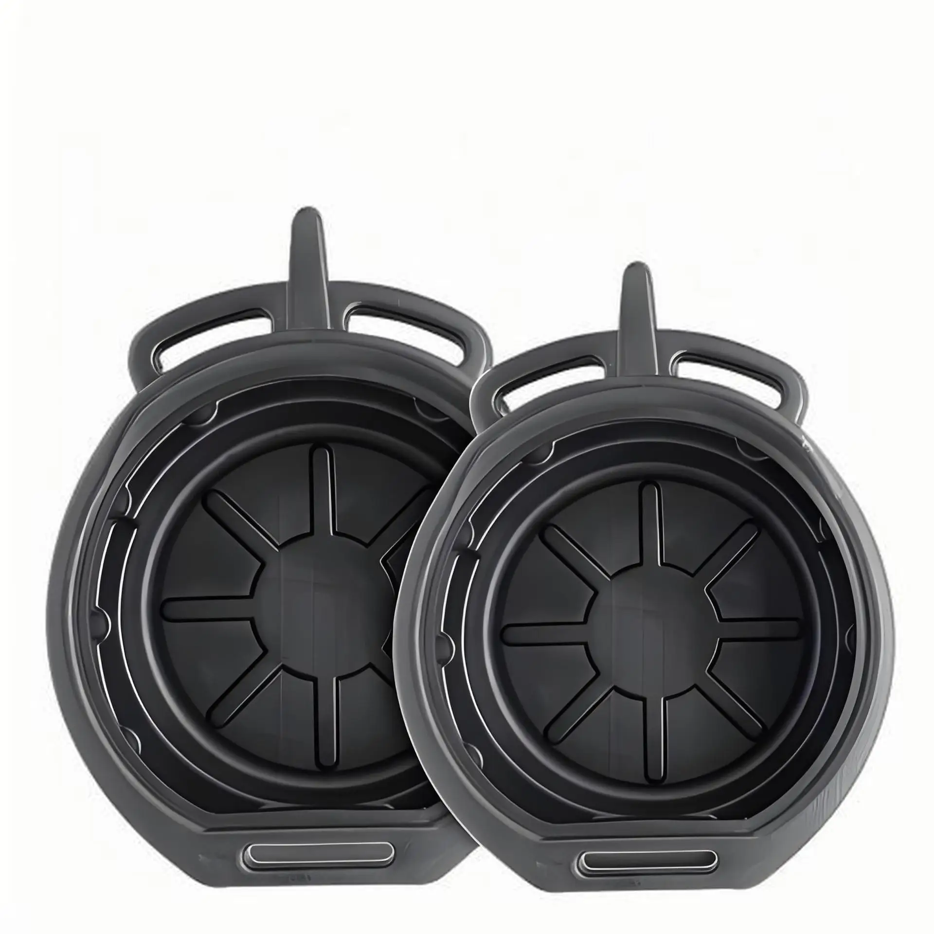 Waste oil collection basin, thickened parts maintenance tool, waste oil storage container, circular plastic oil receiving basin