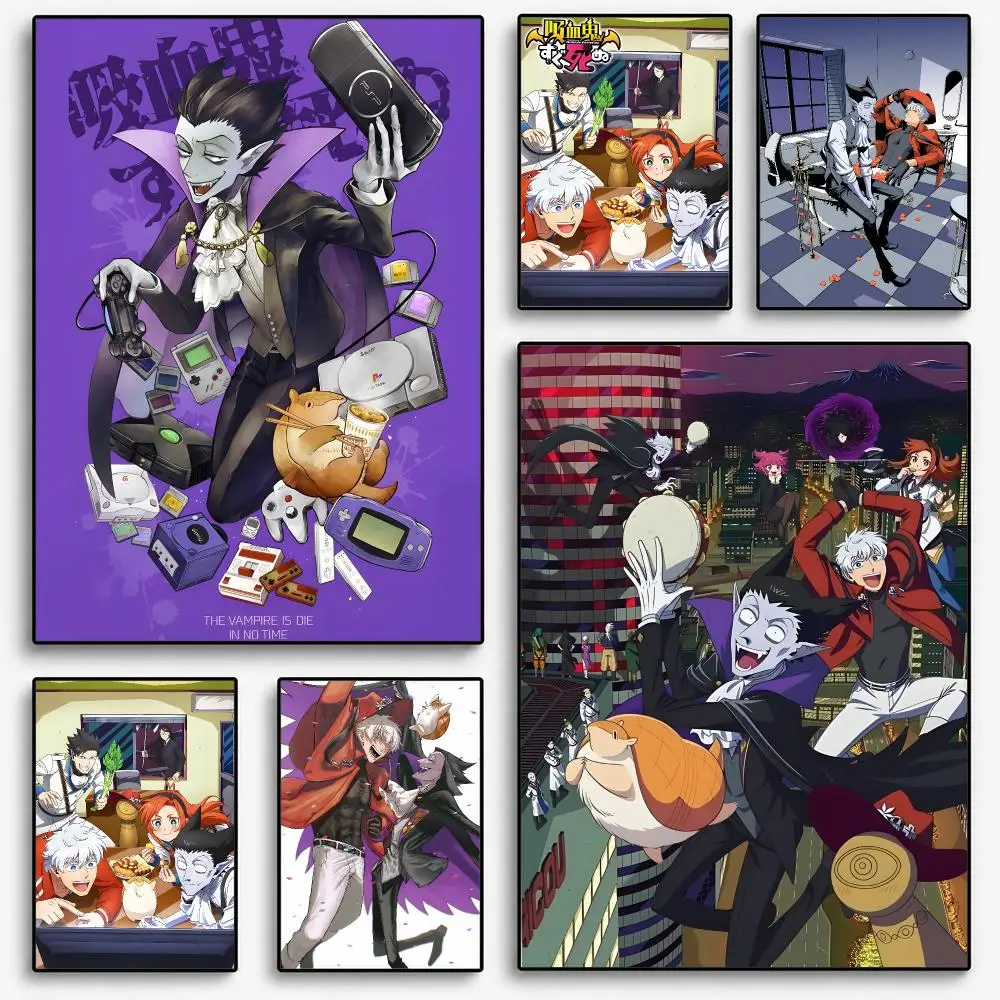 Anime The Vampire dies in no time Poster Room Home Decoration Interior Wall Art Printing Garage Posters Gift