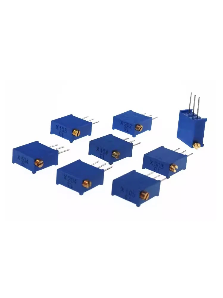 

10 шт. 3296X-102/103/203/503/105 1K 10K 1M боковой регулируемый/регулируемый многооборотный потенциометр 3296X