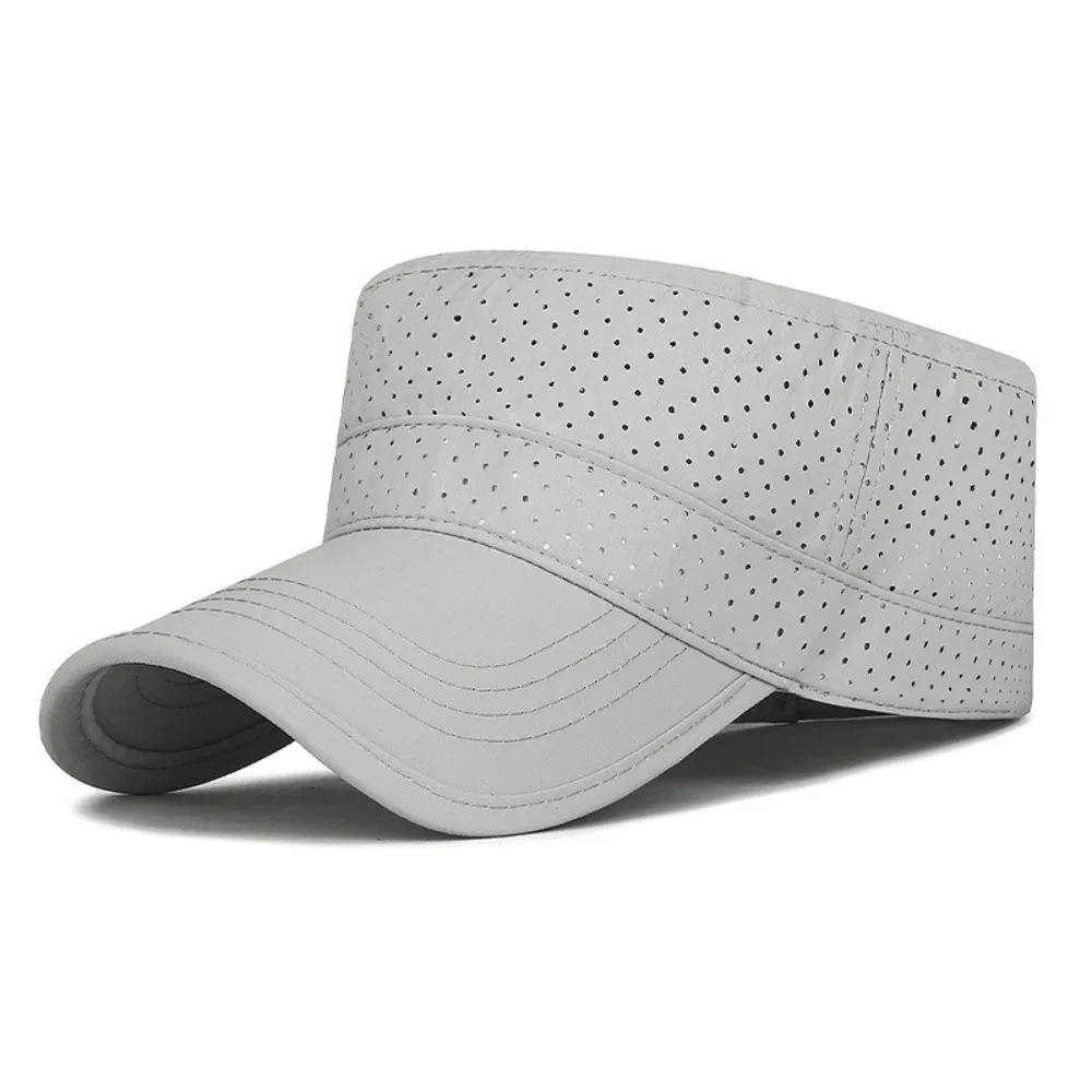 

Casual Sun Protection Quick Dry Cap Thin Breathable Flat Cap Solid Color Ultralight Sun Hat