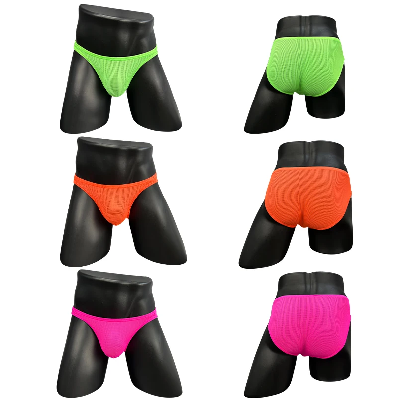 pure color nylon brief, mens sexy low waist thongs,Enhancing Pouch and Hip Lift Underwear,men's erotic lingerie