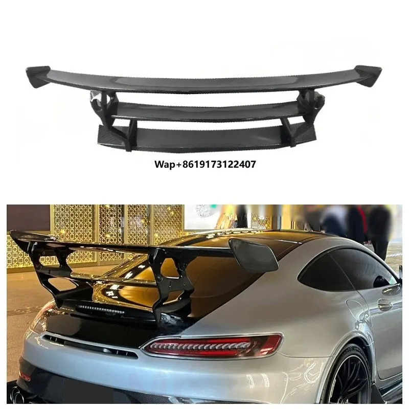 

Спойлер-антикрыло GT из настоящего карбона для заднего багажника, тип BS, для 2-дверных моделей GT GTR 2015+