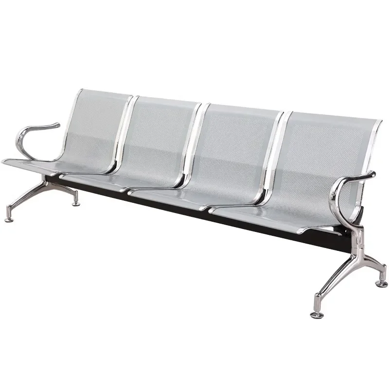Public leather seats, bank hospital waiting chairs, station airport waiting chairs