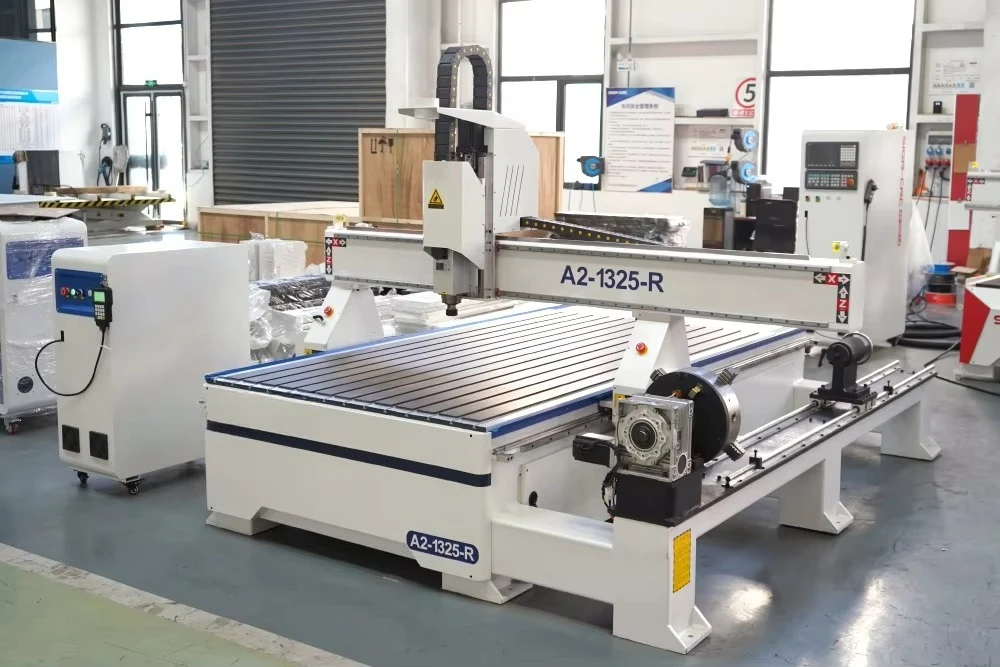 3 4Axis CNC Machining with Rotary Device Cabinet Furniture Table Legs Cnc Engraving Router for Woodworking Wood Milling Machine