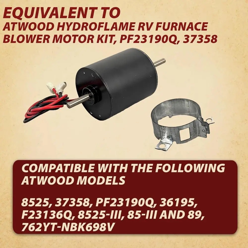 Replacement Atwood RV Blower Motor Kit 37358