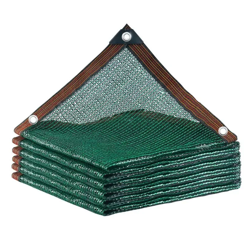 50~90% Shading Anti UV Dark Green HDPE Sun Shade Net Balcony Pirvacy Screen Outdoor Plants Cover Sunshade