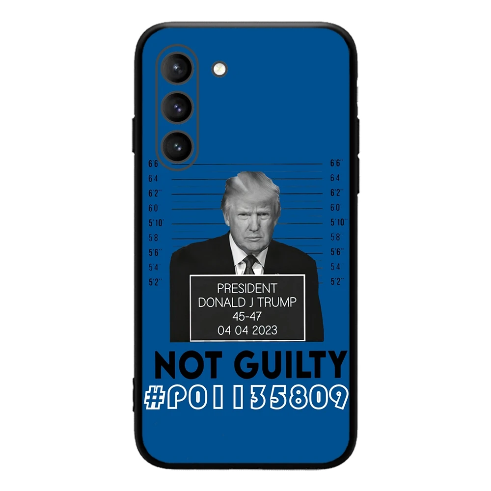 Donald Trump Mugshot # p01135809 Gedenk-Handy hülle für Samsung Galaxy S23 Ultra S22 S21 Fe S20 A54 Note20plus A53