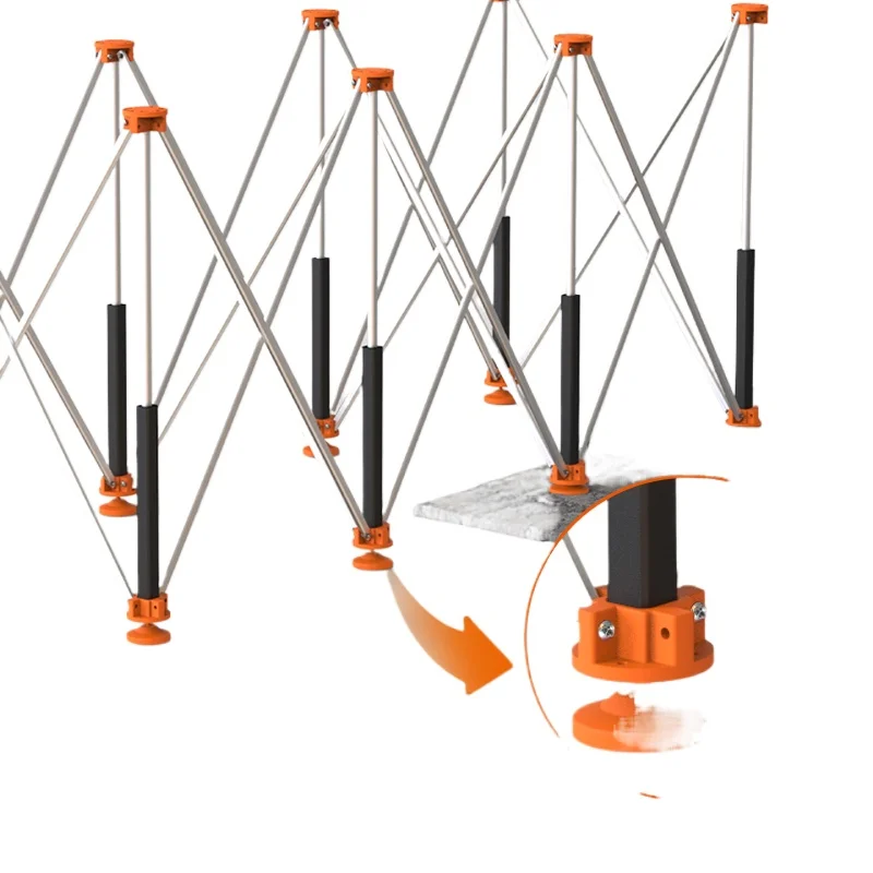 

Medium crossbow spider leg worktable special thickened aluminum alloy folding new shelf multi-functional bricklayer
