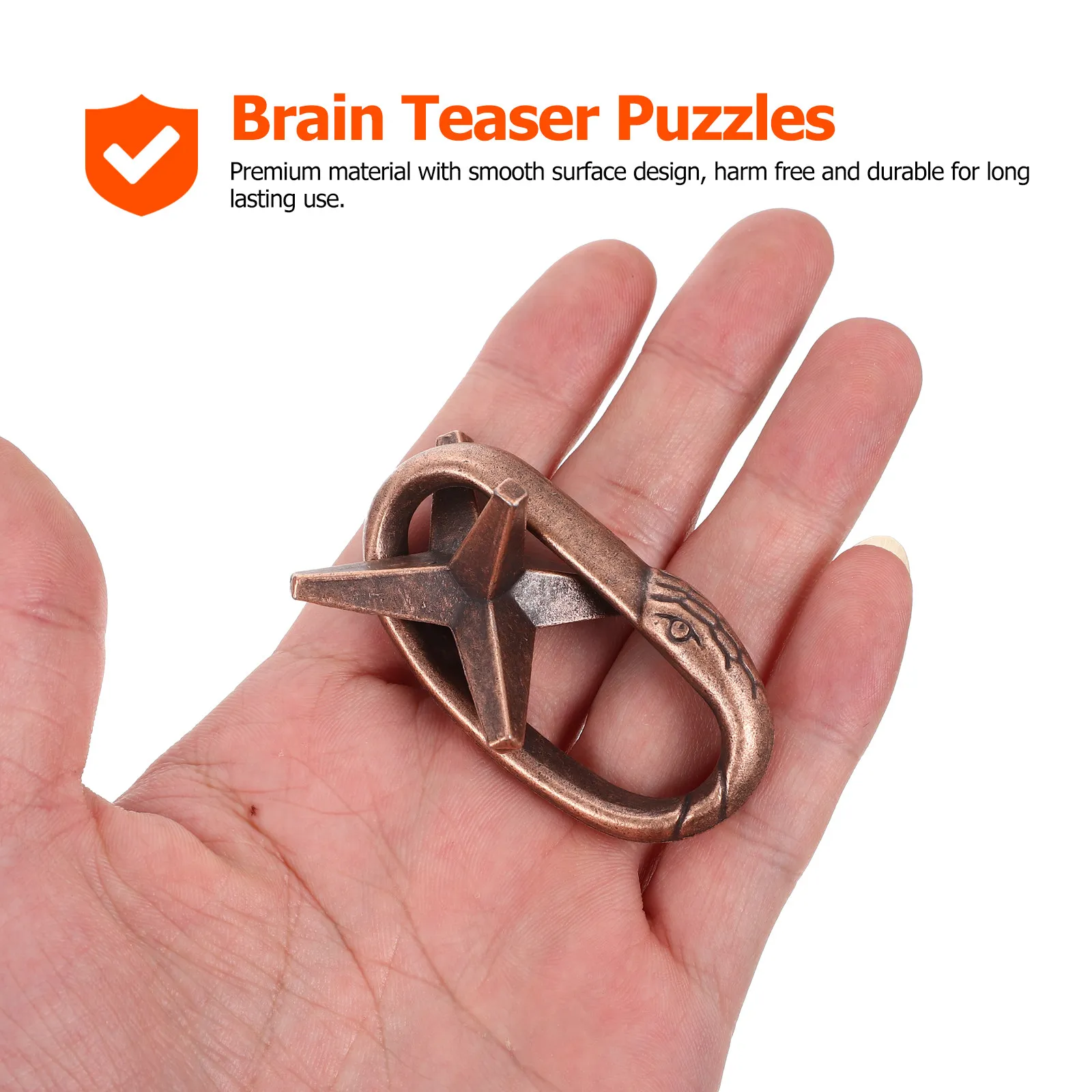 

Набор из 4 умных металлических головоломок: развивающие логические игры для снятия стресса и тренировки мышления