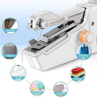 Mini Sewing Machine Handheld Electric Sewing Machine Beginner'S Manual Sewing Tool Portable Household Small Sewing Machine