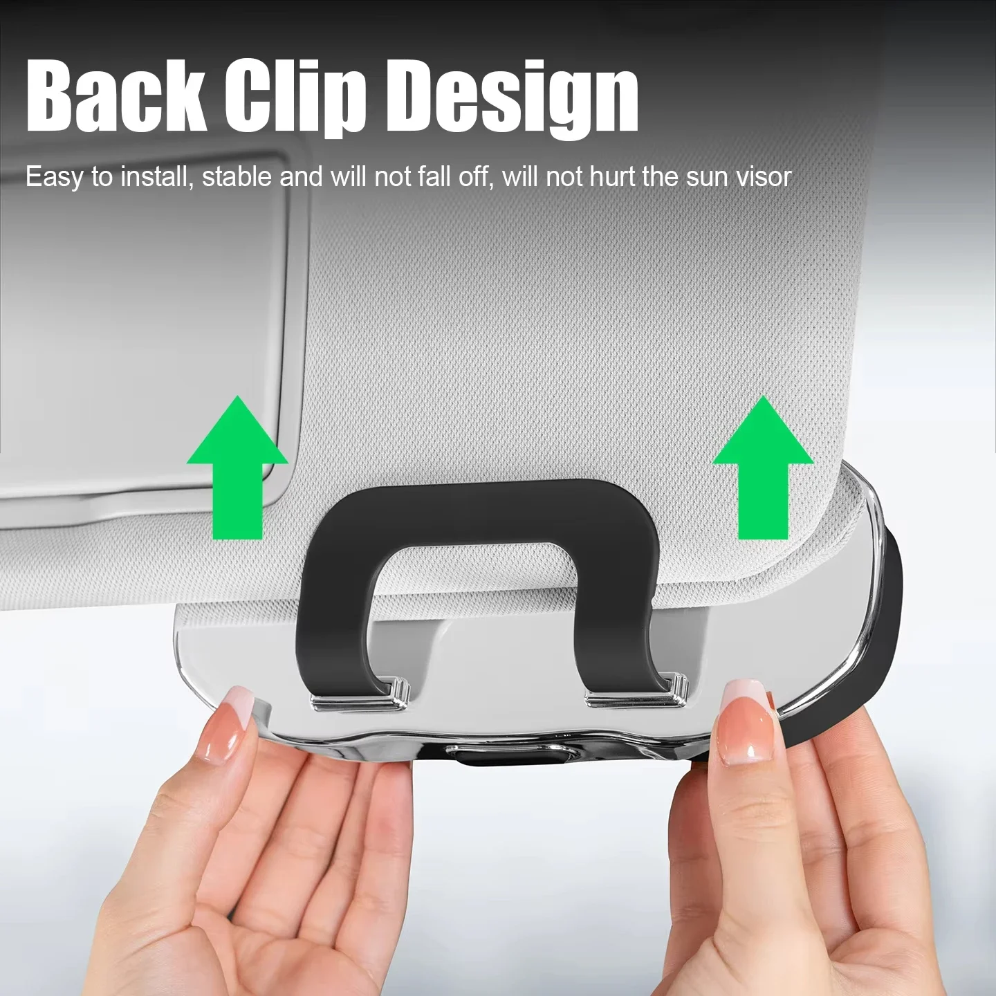 Car Glasses Box Car Sunglasses Holder Sun Visor ABS Storage Case Anti-Scratch Eyeglasses Protection Box Car Interior Accessories