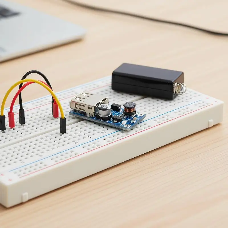 0.9V-5V to 5V Power Supply Module DC-DC Step Up Boost Converter for Portable USB Devices and Phone Chargers