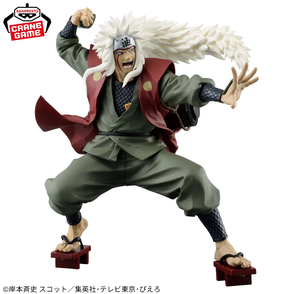 In Stock Original BANPRESTO FIGURE COLOSSEUM Naruto: Shippuden Jiraiya Figure Anime Model Genuine Boxed Toy