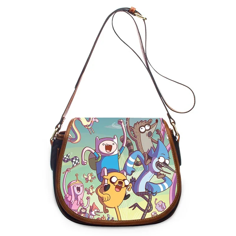 Adventure Time 3D Print New Fashion Women Crossbody Bag Luxury Handbags Women Bags Zipper Shoulder Bag Women Shoulder Bag
