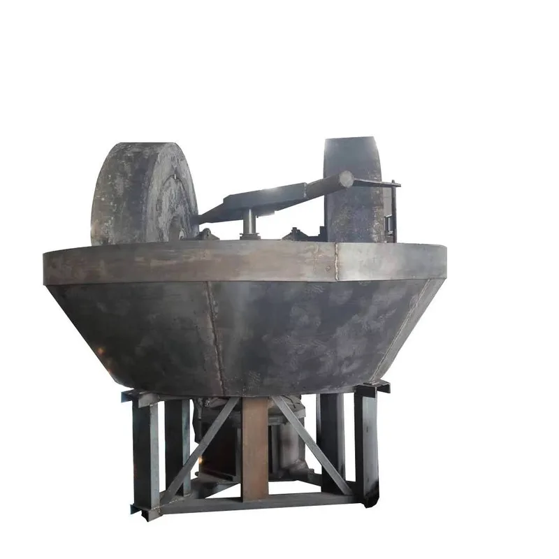 Competitive Price 1500 Wet Pan Mill Gold Grinding Machine Mining Gold Mill, Wet Mill, Self Floating Double Wheel Electric Mill