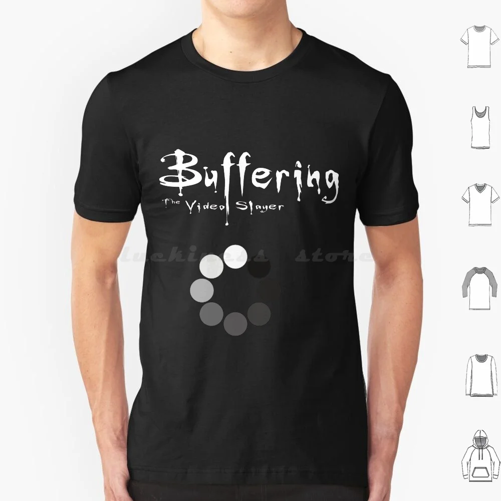 Buffering The Vid T Shirt 6xl Cotton Cool Tee Buffy The Vampire The Bronze Bronze Buffy Vampire