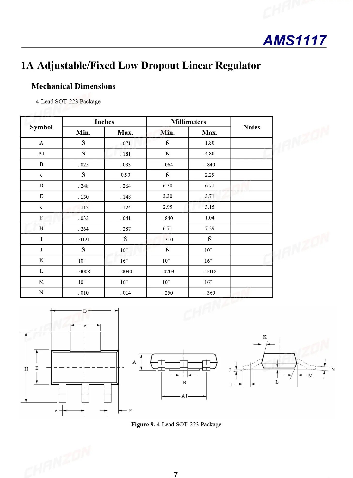 50Pcs AMS1117-3.3 SOT-223 Low Dropout Voltage Regulator Transistor Bipolar Junction BJT Triode Tube Fets SMD Integrated Circuits images - 6