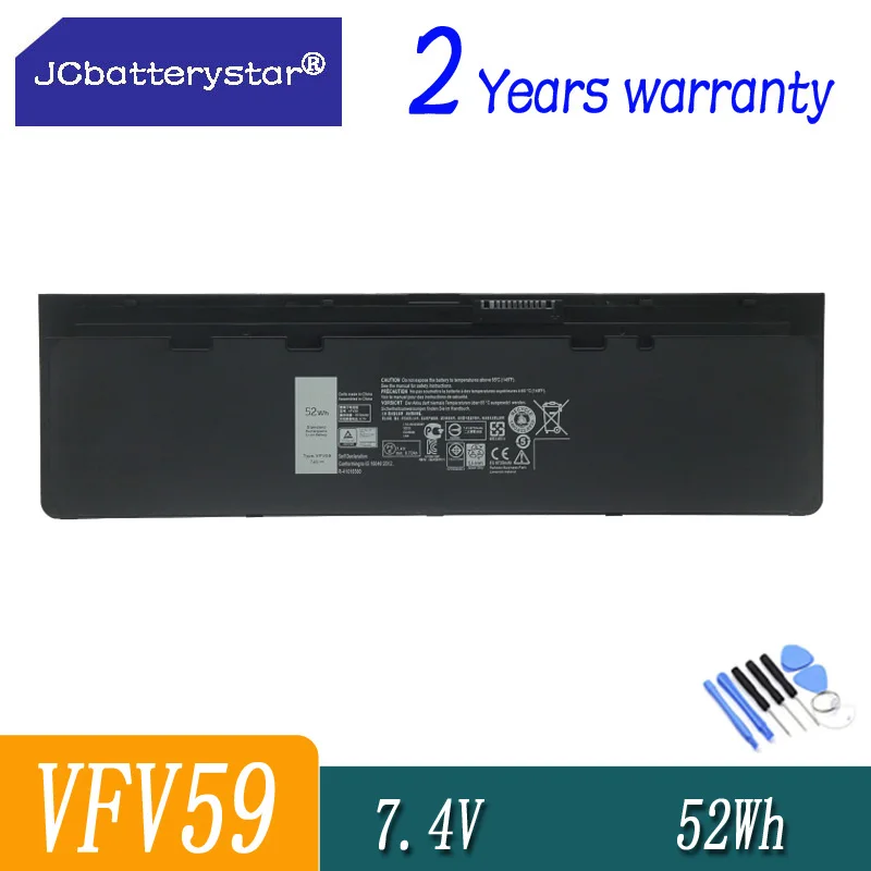 

Новый аккумулятор JC WD52H VFV59 45WH 52WH для ноутбука DELL Latitude E7240 E7250 Series W57CV 0W57CV GVD76