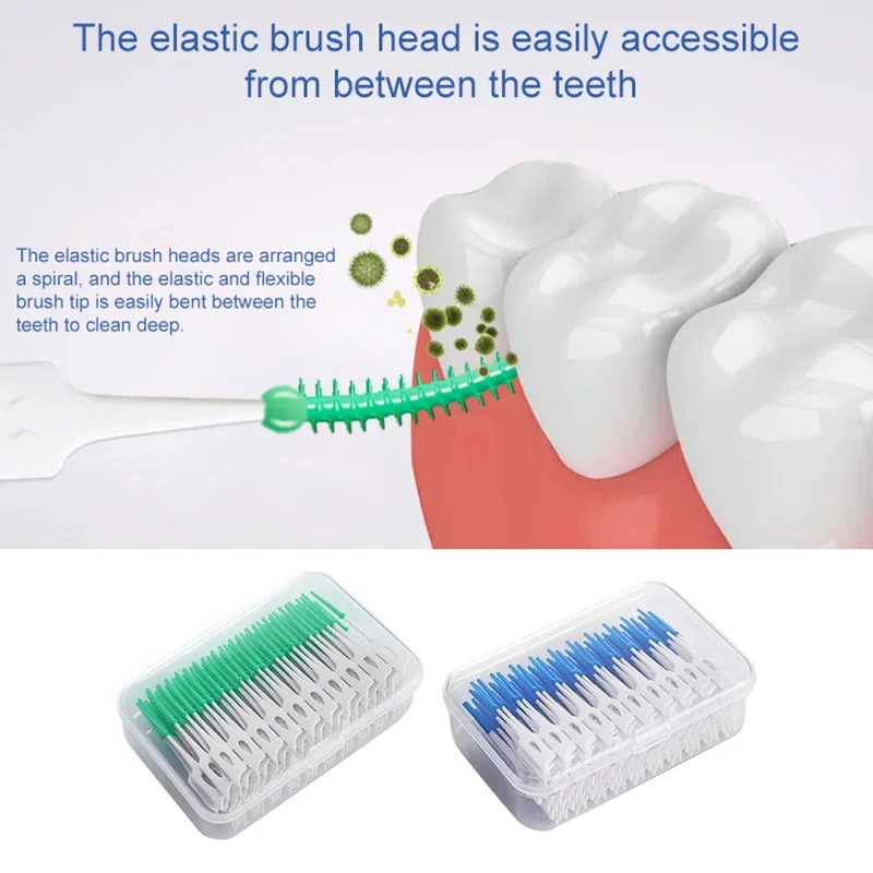 200Pcs/box Dental Floss Stick Tooth Cleaning Interdental Brush Dental Floss Pick Oral Hygiene Care Ultra-Fine Dental Floss image 5