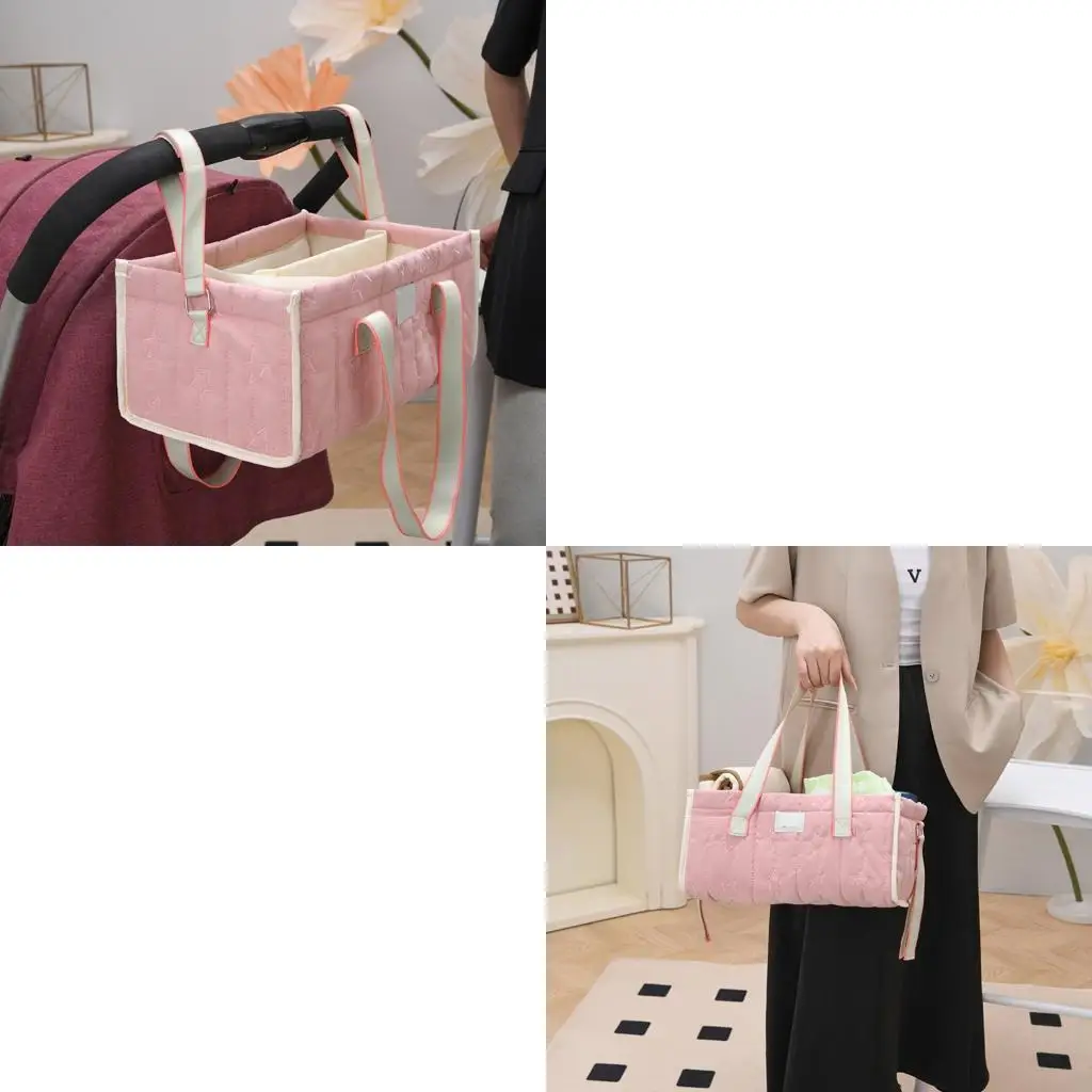 

Compact Diaper Bag with Multiple Sections Nursery for Travel Use