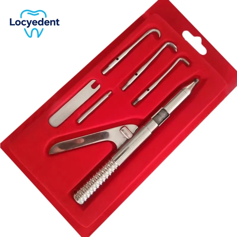 

Dental Teeth Crown Remover Kit Automatic 4 Shifts Adjustable Stainless Steel Dentist Lab Teeth Restoration Tool Instrument