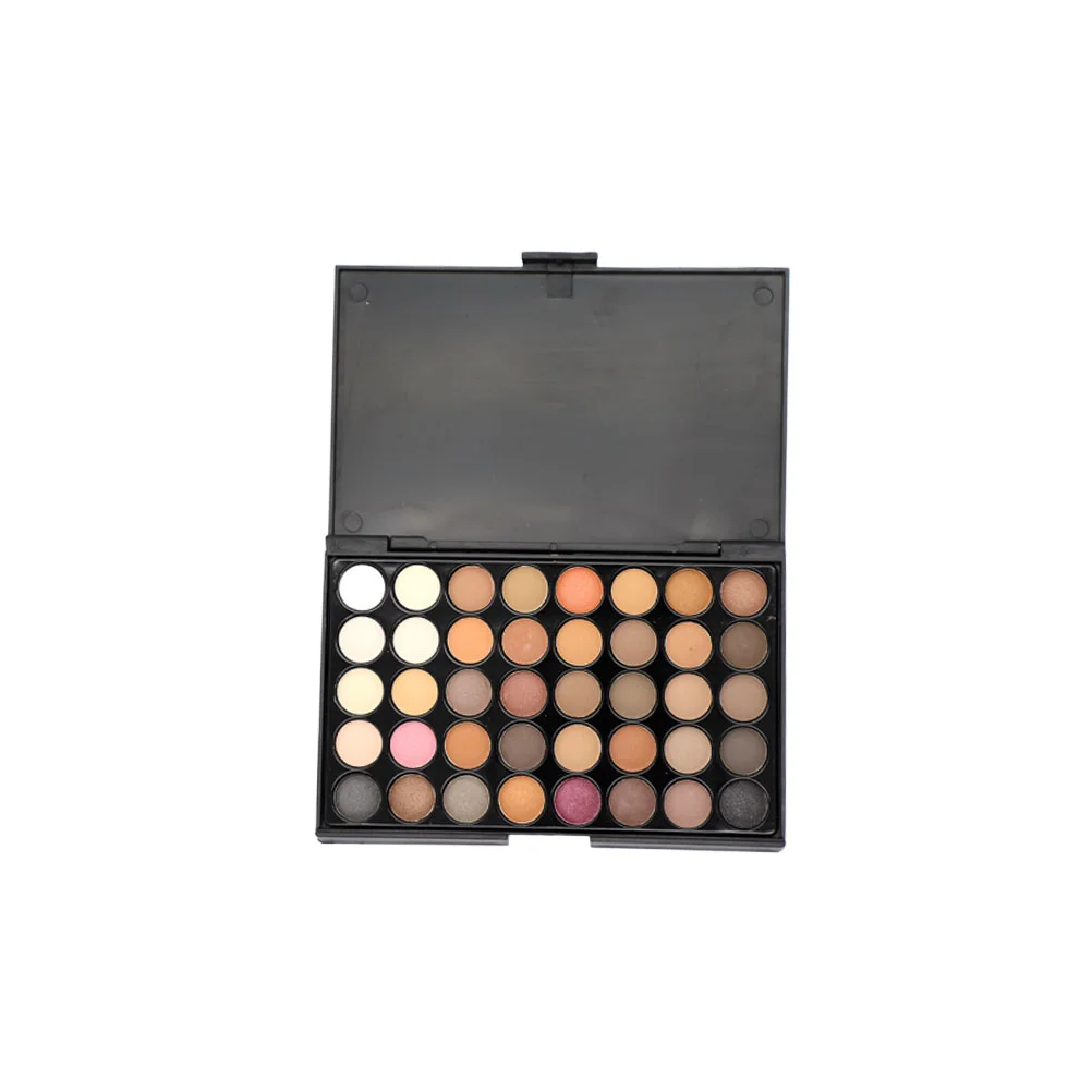 40 Colors Eye Shadow Palettes Rich Earth Tones Eyeshadow Powder Highly Pigmented Suitable Any Skin Tone Create